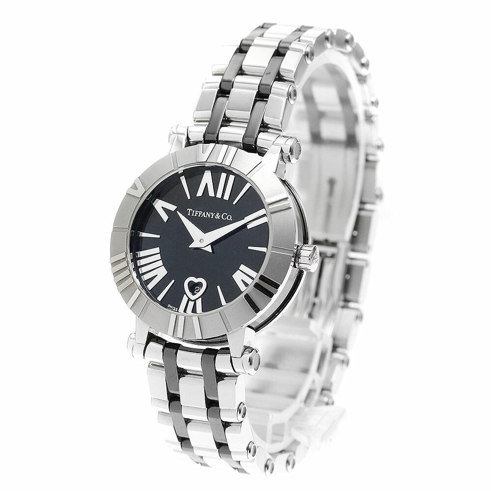 TIFFANY&Co. Z1300.11.11A10A00A Atlas Date Quartz Ladies' Watch Excellent Condition with Warranty.
