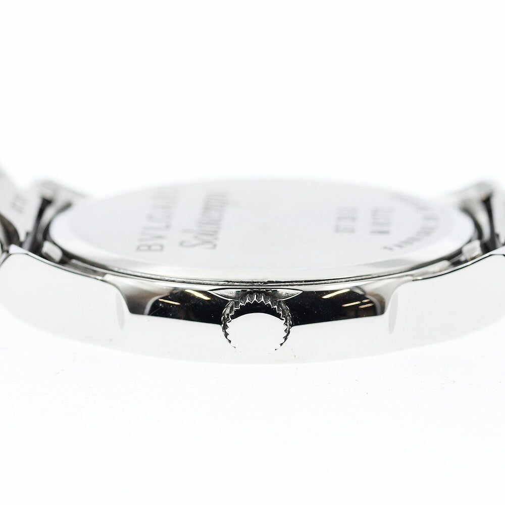BVLGARI ST35S Solotempo Date Quartz Men's Watch Excellent Condition with Box and Warranty Card