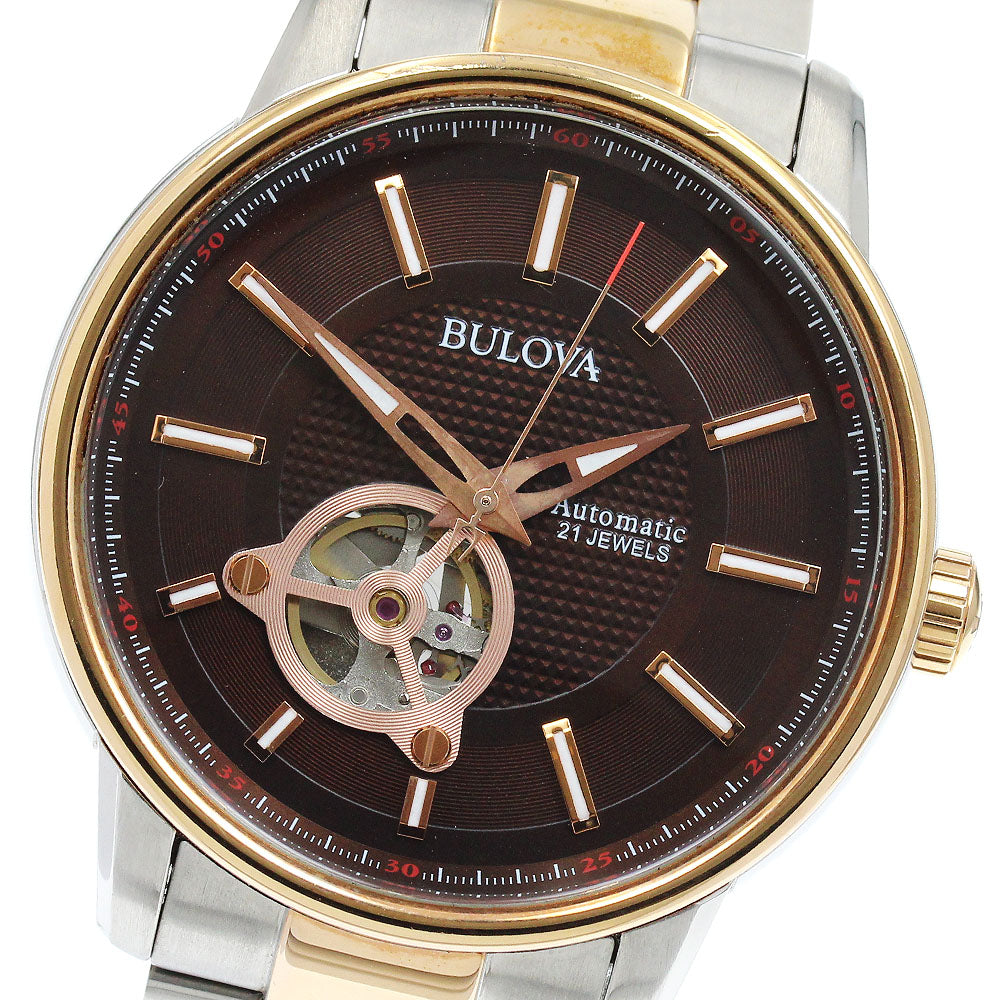 BULOVA 98A140 Classic Automatic Men's Watch with Box and Warranty Card