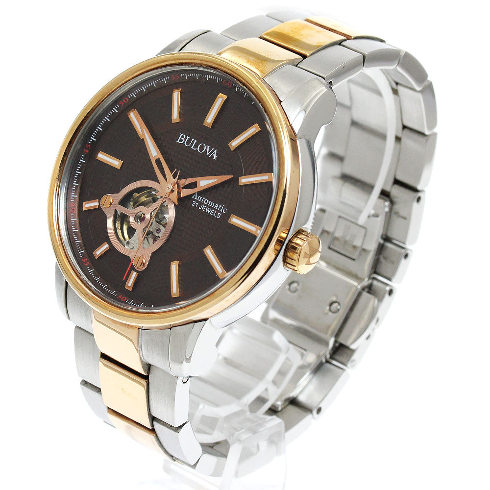 BULOVA 98A140 Classic Automatic Men's Watch with Box and Warranty Card