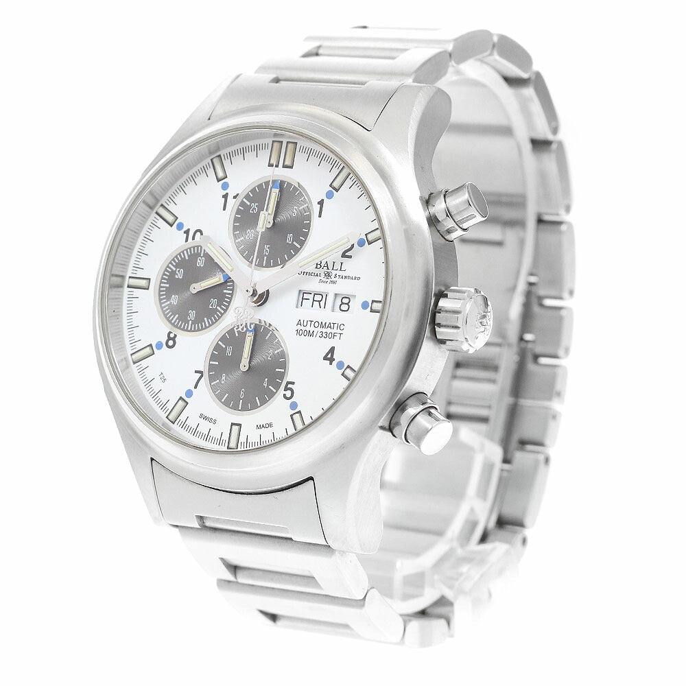 BALLWATCH CM1090C-SJ-WH1BE Stokeman Ionosphere Chronograph Day-Date Automatic Men's Watch with Warranty