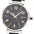 LOUIS VUITTON Q1111 Tambour Date Quartz Men's Watch