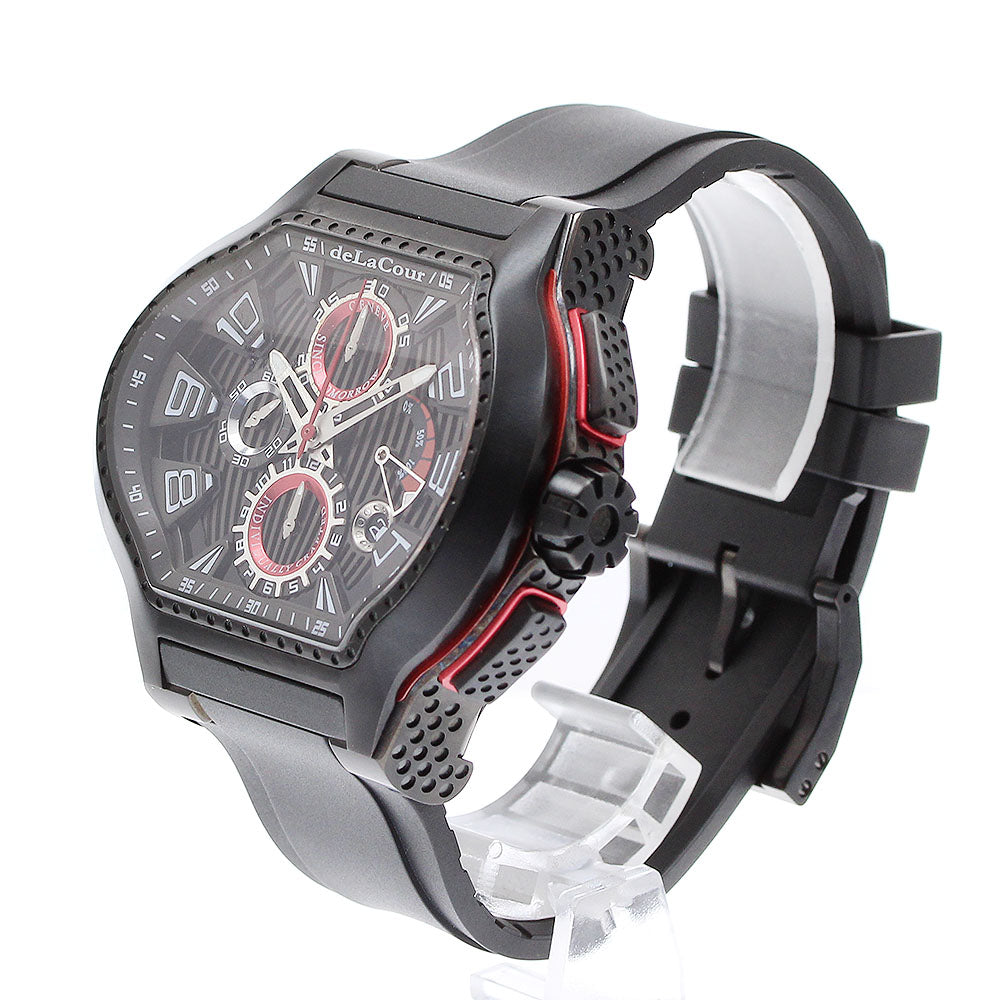 deLaCour WATI0068.1419/76318 City Episode Chronograph Limited Edition of 222 Pieces Worldwide Automatic Winding Men's Watch Excellent Condition