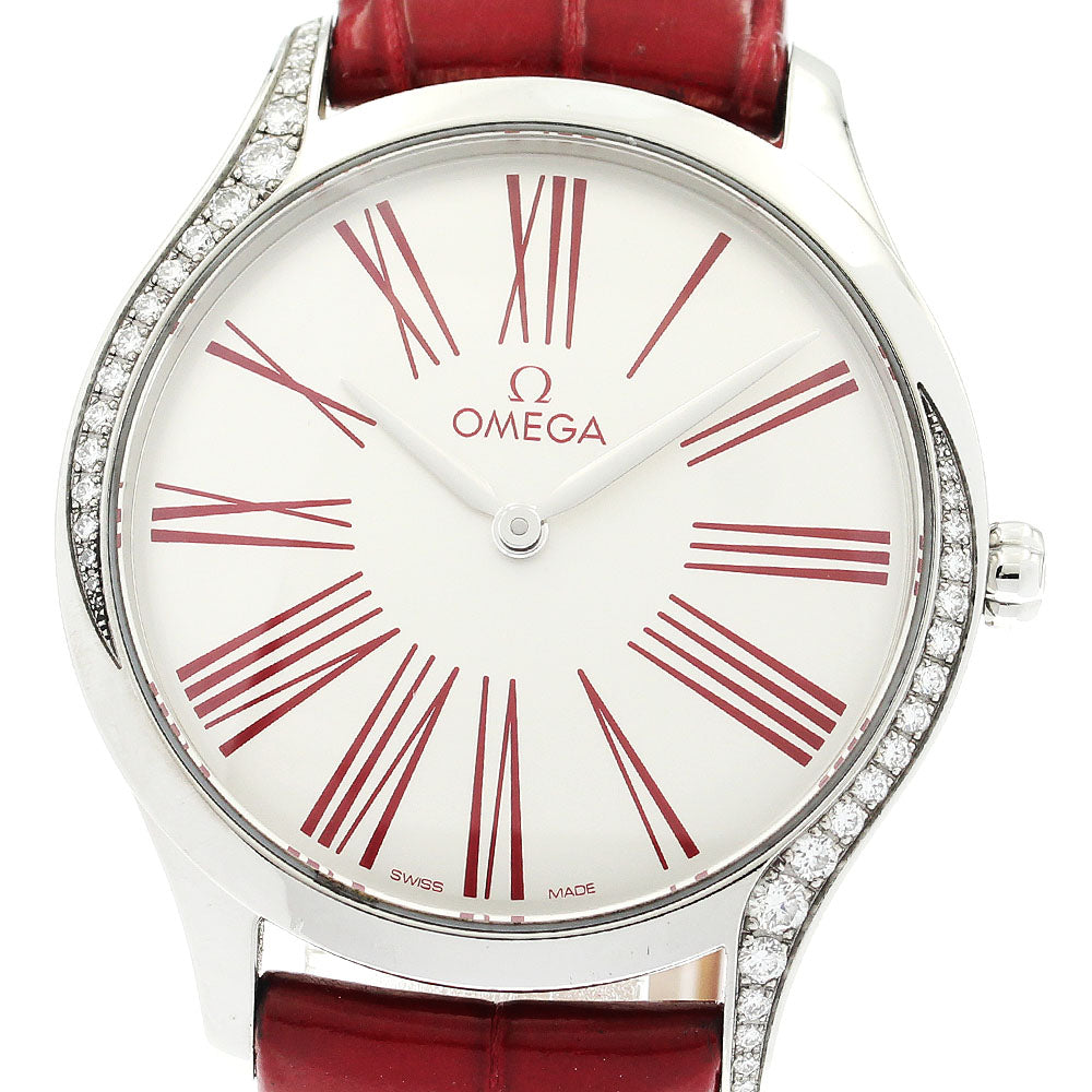 OMEGA 428.18.36.60.04.002 De Ville Tresor Diamond Bezel Quartz Boys' Watch