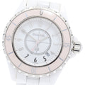 CHANEL H4467 J12 Soft Pink White Ceramic Limited Edition of 1200 Pieces Worldwide Quartz Women's Watch with Warranty Card