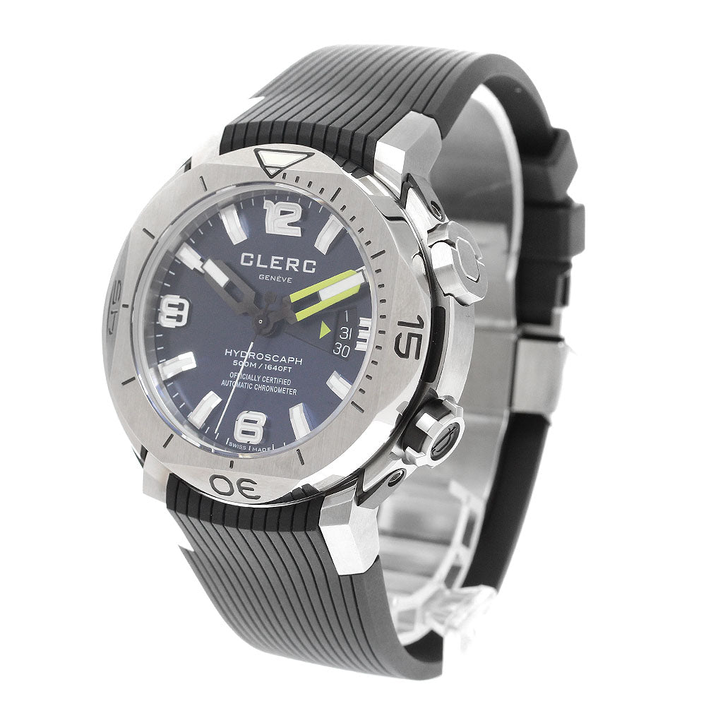 CLERC H1.1 Hydroscuff Date Automatic Men's Watch Excellent Condition