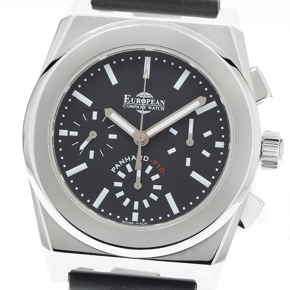 ECW PF10ST4051 Panhard Chronograph Automatic Men's Watch Excellent Condition with Inner Box