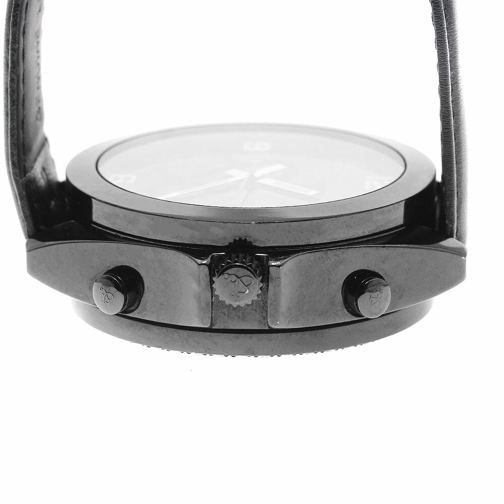 JACOB&CO 6 Time Zone Diamond Bezel Date Quartz Men's Watch