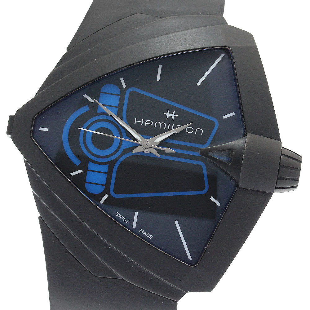 HAMILTON H24614330 Ventura XXL Bright DUNE LE Quartz Men's Watch (Good Condition)