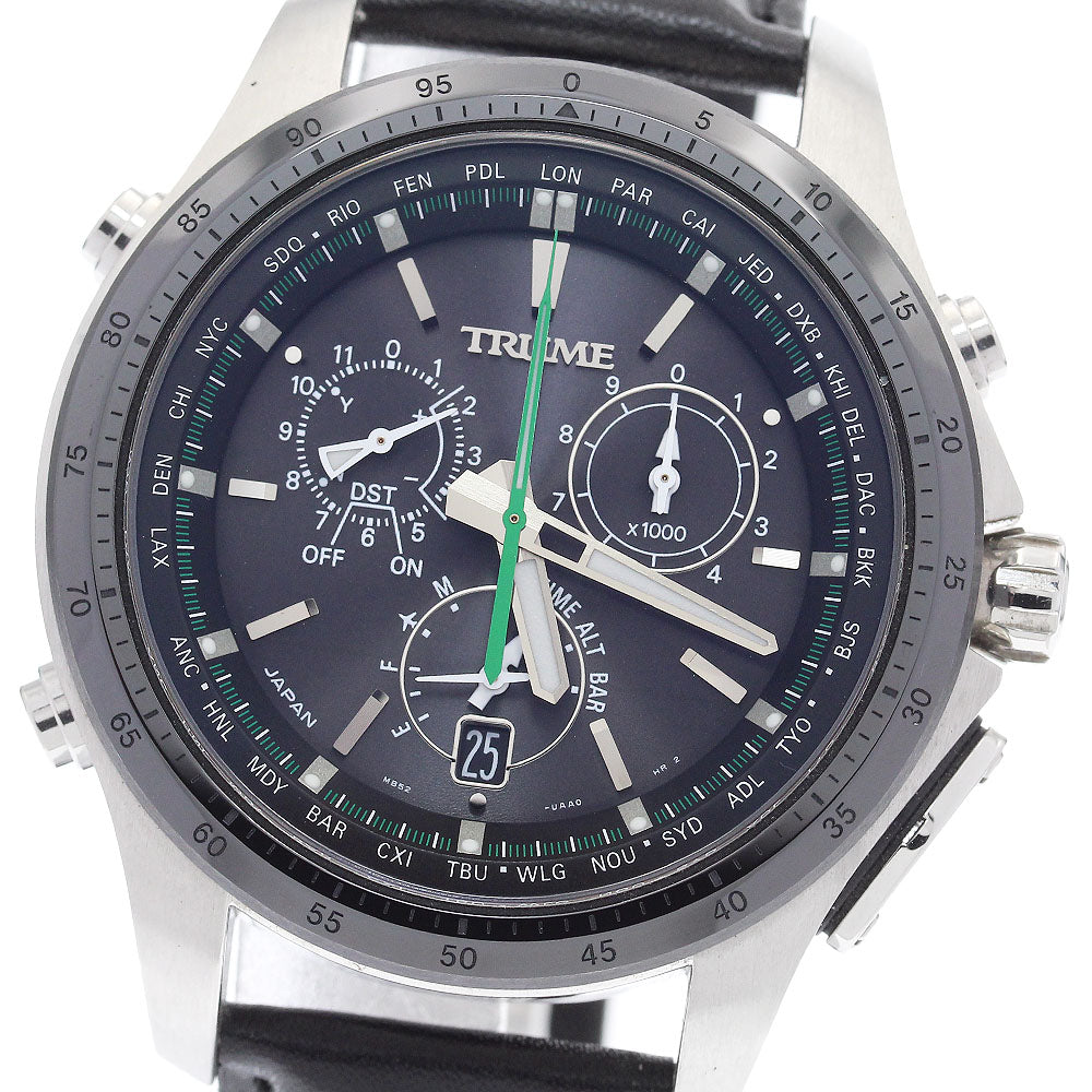 Epson MB52-UAA0 TRUME GPS Light Charge Solar Radio Controlled Men's Watch