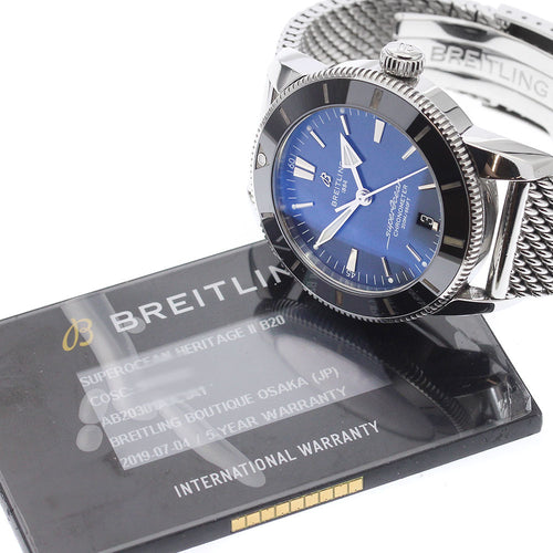 BREITLING AB2030 Superocean Heritage II B20 Date Automatic Men's Watch with Warranty