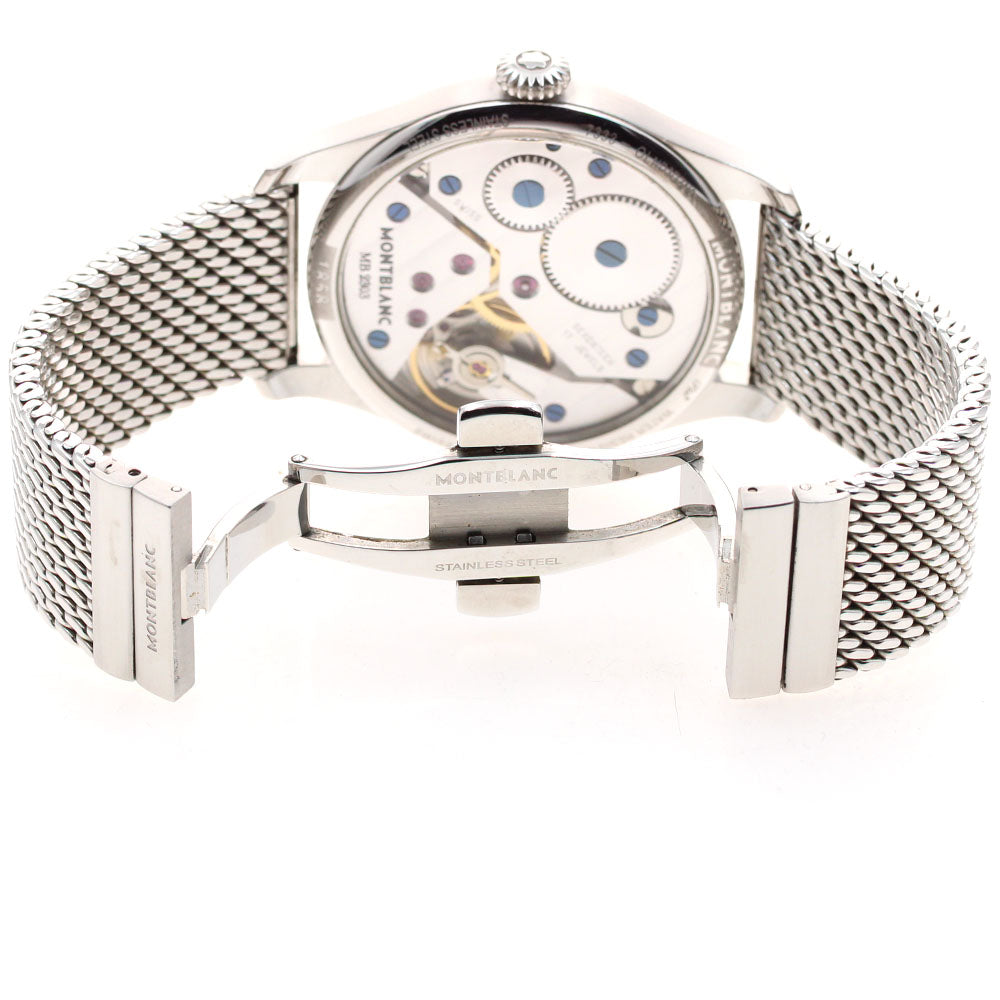 MONTBLANC MB112639 1858 Manual Small Seconds Hand-wound Men's Watch - Excellent Condition