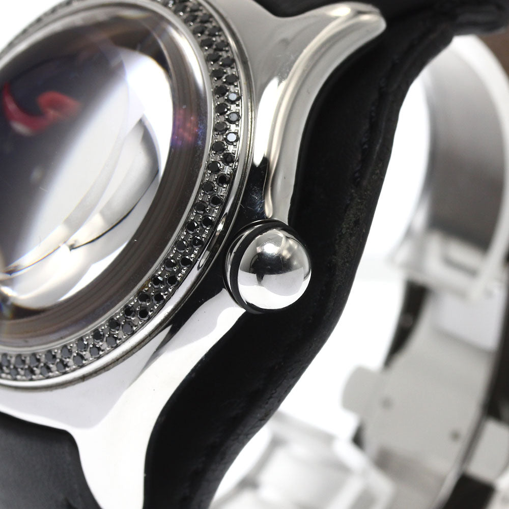 CORUM 082.157.49 Bubble Privateer Black Diamond Bezel Automatic Men's Watch with Warranty