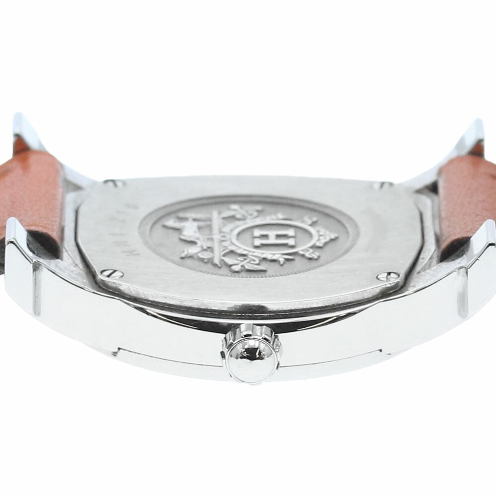 HERMES HR1.210 H-Watch Ronde Quartz Ladies' Watch with Inner Box and Warranty Card