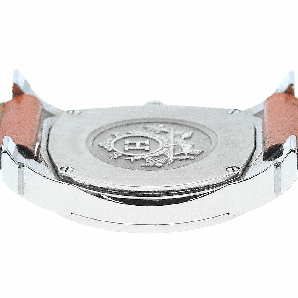 HERMES HR1.210 H-Watch Ronde Quartz Ladies' Watch with Inner Box and Warranty Card