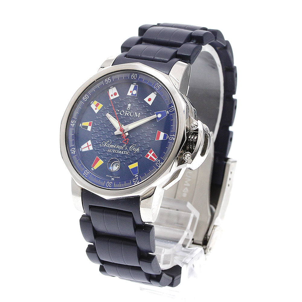 CORUM 082.833.20 Admiral's Cup Trophy 41 Date Automatic Men's Watch Excellent Condition with Warranty.