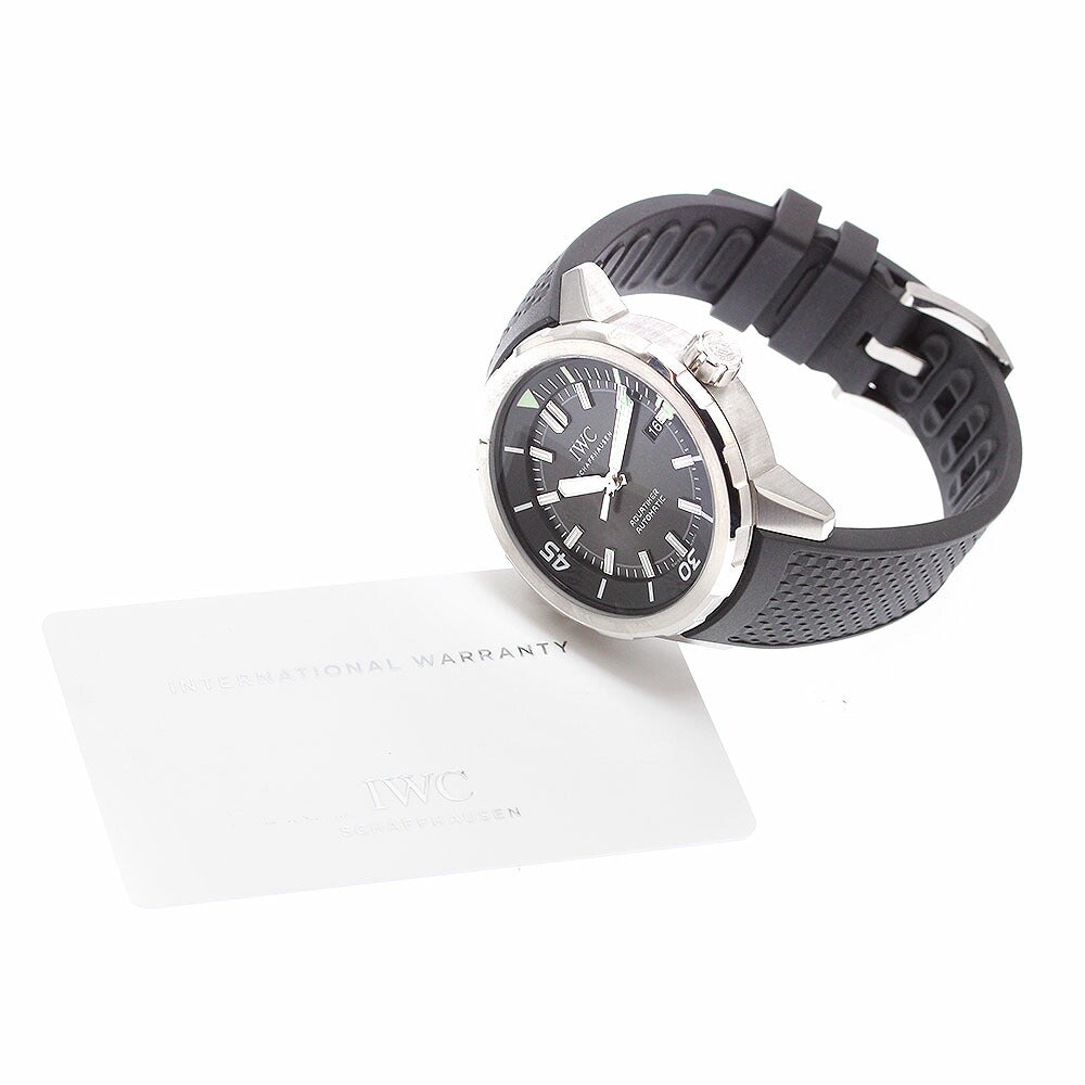 IWC SCHAFFHAUSEN IW329001 Aquatimer Date Automatic Men's Watch Excellent Condition with Warranty.