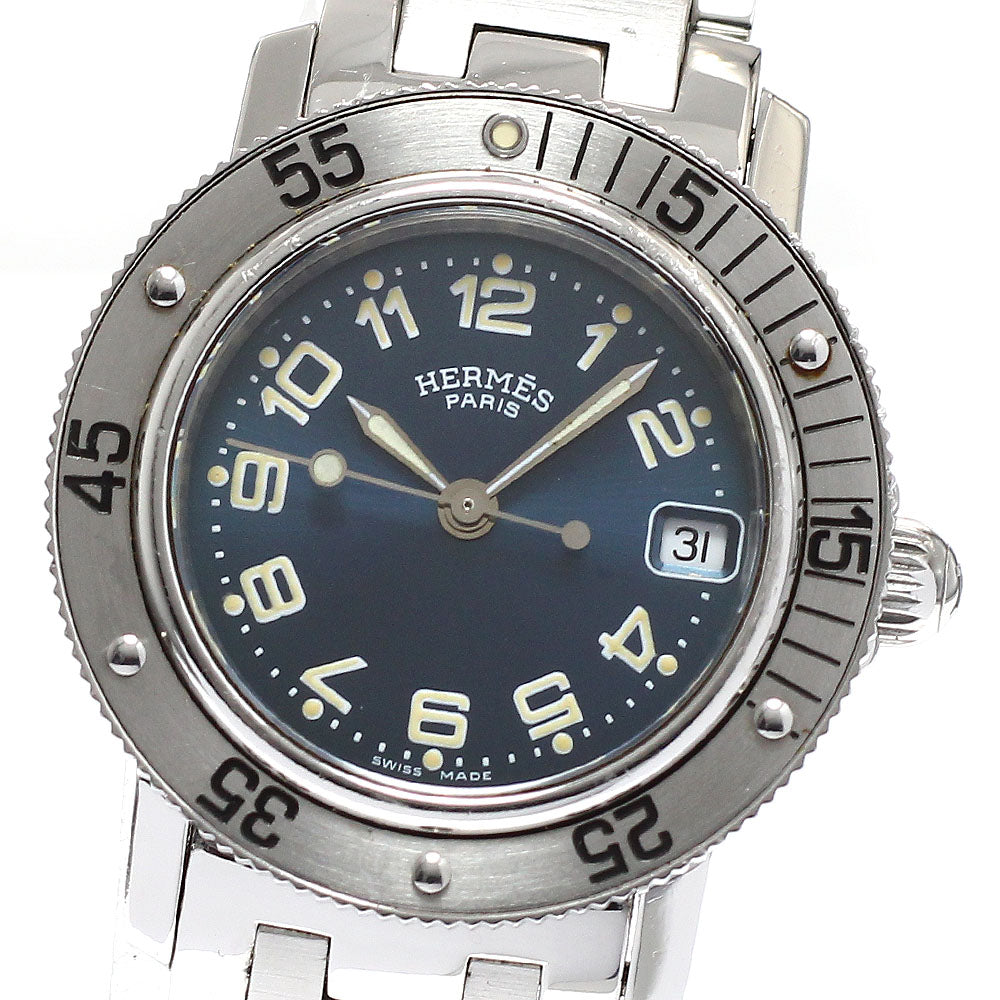 HERMES CL5.210 Clipper Diver Date Quartz Women's Watch