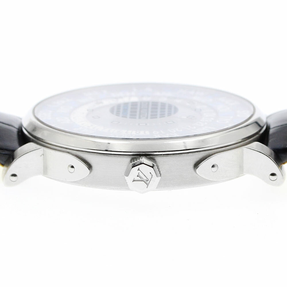LOUIS VUITTON Q5D22 Escale Time Zone World Time Automatic Men's Watch