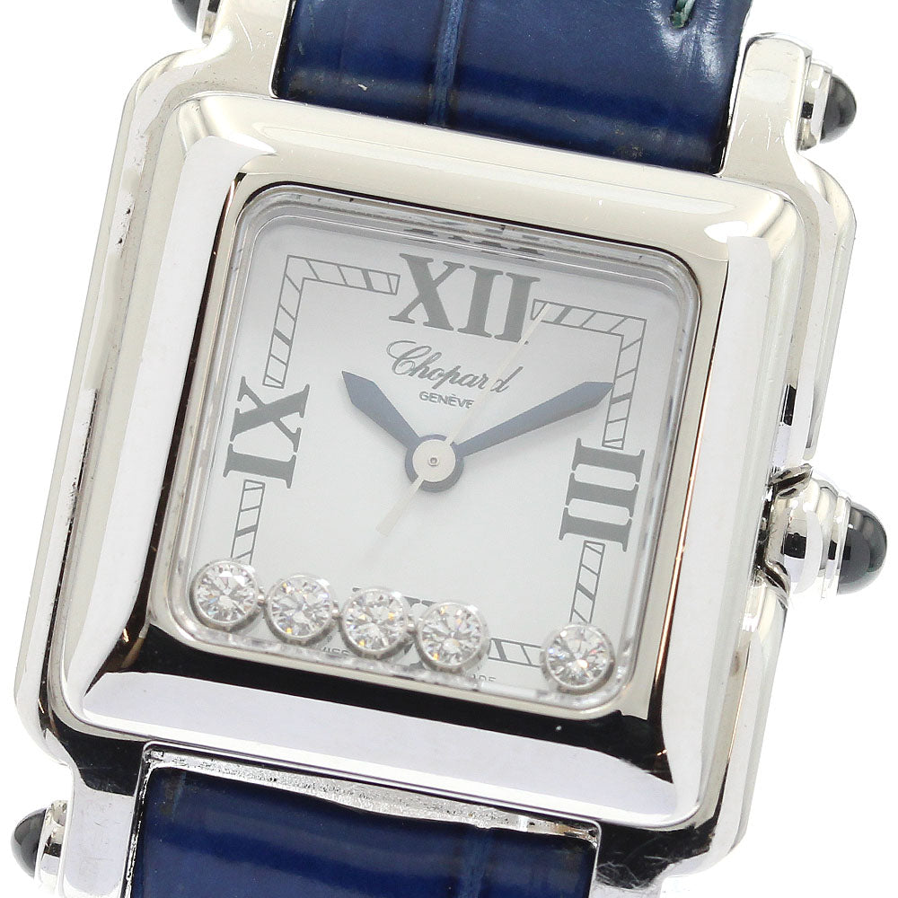 Chopard 27/8892-23 Happy Sport Square 5-Diamond Quartz Women's Watch