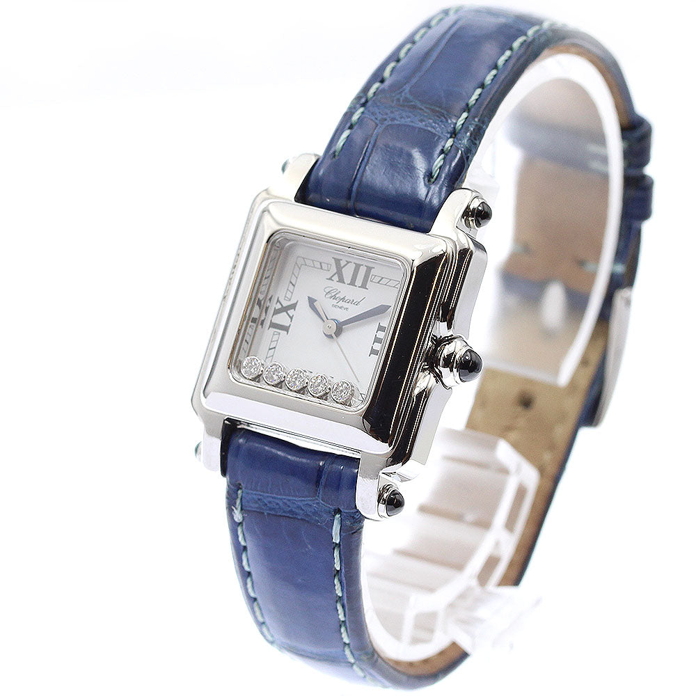 Chopard 27/8892-23 Happy Sport Square 5-Diamond Quartz Women's Watch