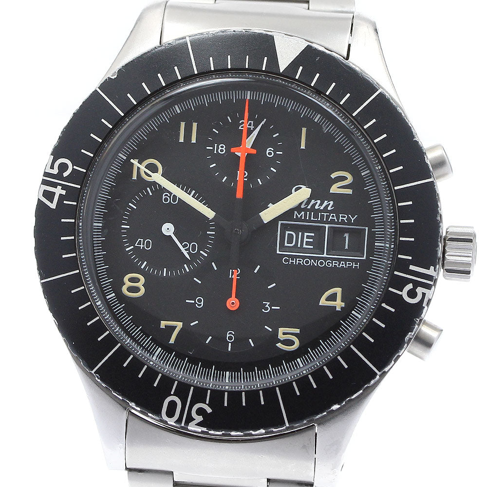 Sinn 156.B Military Pilot Chronograph Day-Date Automatic Men's Watch