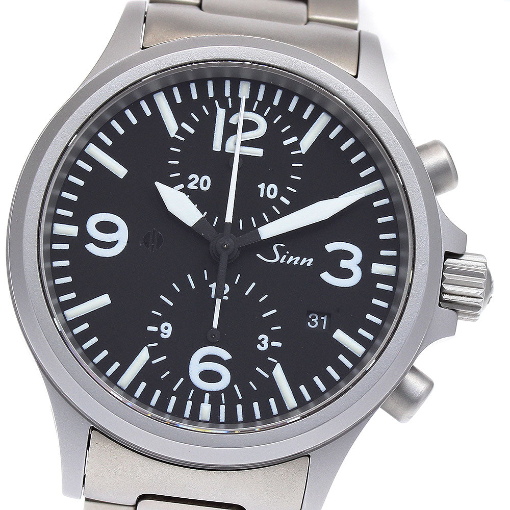 Sinn 756 Date Chronograph Automatic Men's Watch Excellent Condition with Warranty.