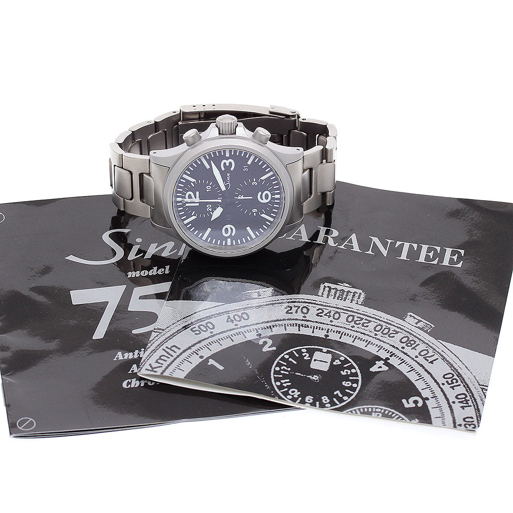 Sinn 756 Date Chronograph Automatic Men's Watch Excellent Condition with Warranty.