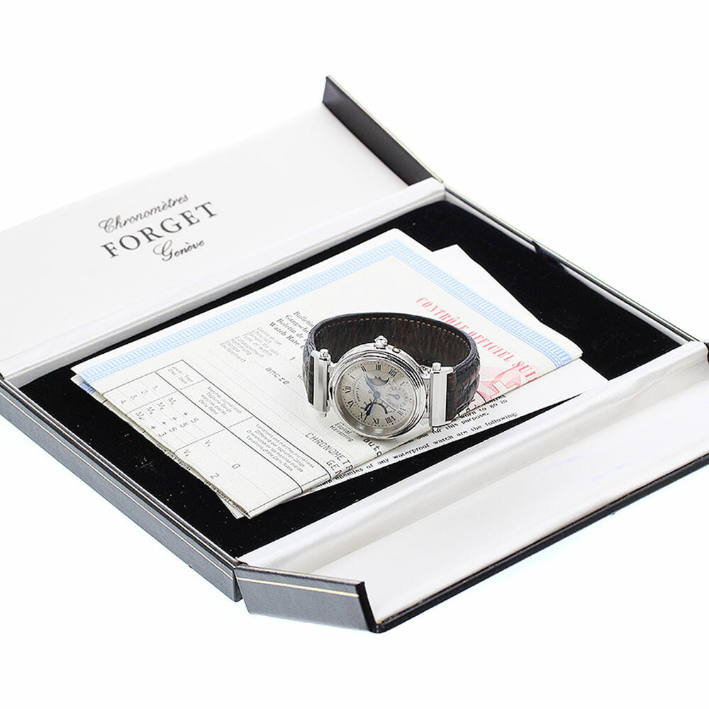 FORGET B117 Type B Day-Date Moonphase Automatic Men's Watch with Inner Box
