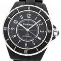 CHANEL H3131 J12 Matte Black Ceramic 42mm Automatic Men's Watch