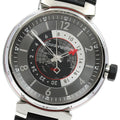 LOUIS VUITTON Q1D30 Tambour Graphite GMT Automatic Men's Watch