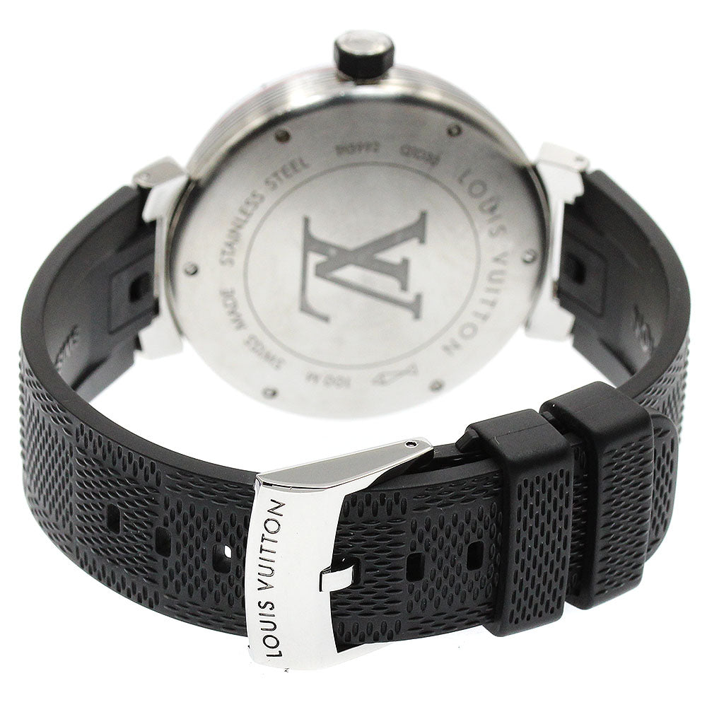 LOUIS VUITTON Q1D30 Tambour Graphite GMT Automatic Men's Watch