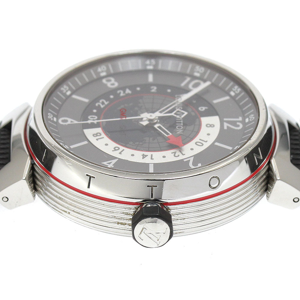 LOUIS VUITTON Q1D30 Tambour Graphite GMT Automatic Men's Watch