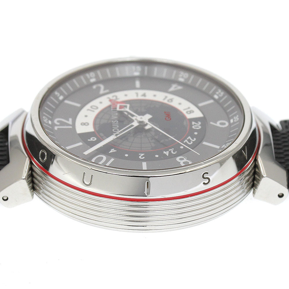LOUIS VUITTON Q1D30 Tambour Graphite GMT Automatic Men's Watch