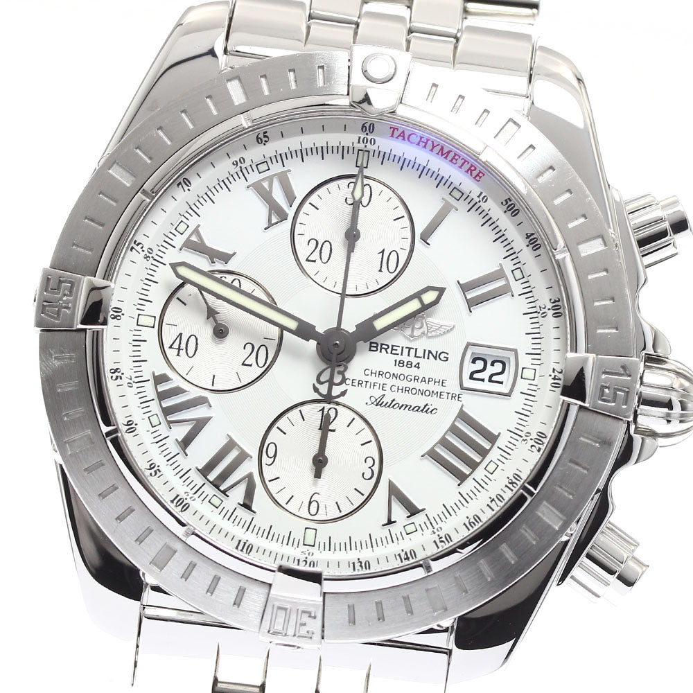 BREITLING A13356 Chronomat Evolution Date Automatic Men's Watch (Good Condition)