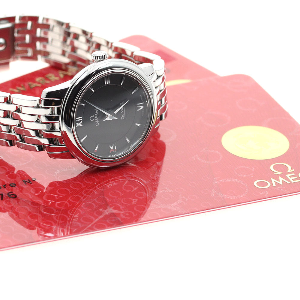 OMEGA 424.10.24.60.01.001 De Ville Prestige Quartz Ladies' Watch Excellent Condition with Warranty.