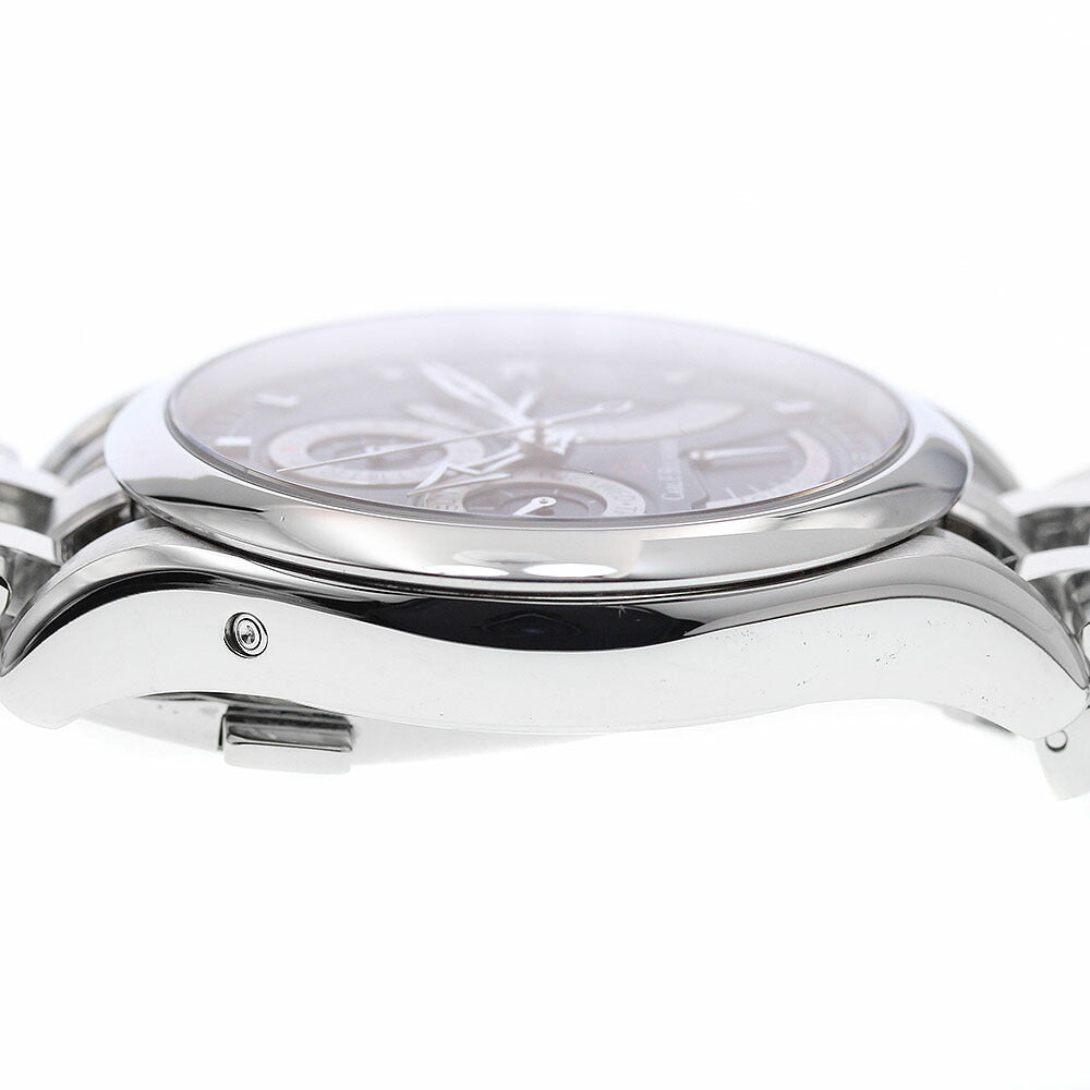 CARL F.BUCHERER 00.10901.08.36.21 Manero Retrograde Automatic Men's Watch Excellent Condition