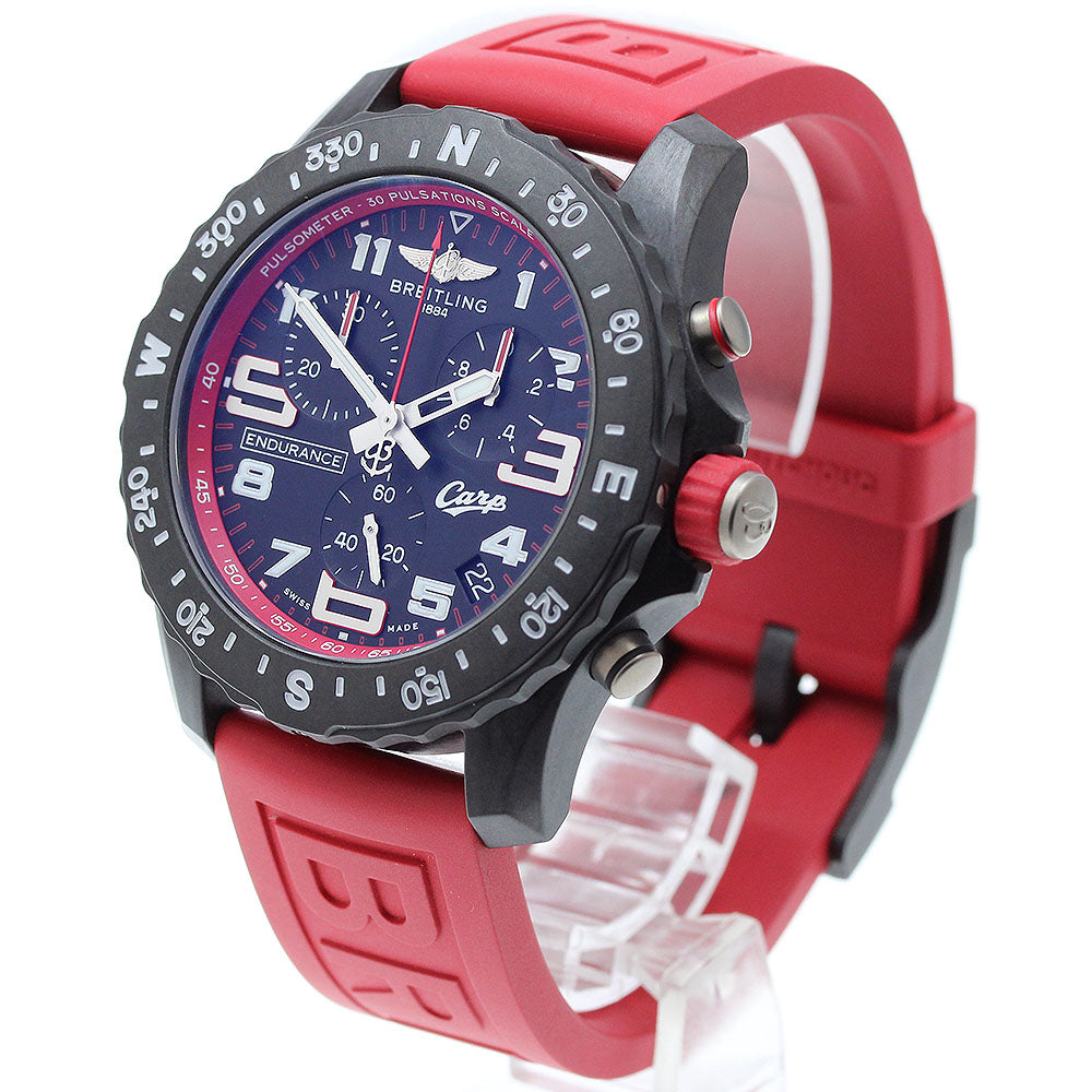 BREITLING X82310 Endurance Pro Hiroshima Toyo Carp Limited Edition Date Quartz Men's Watch Excellent Condition with Box and Warranty Card