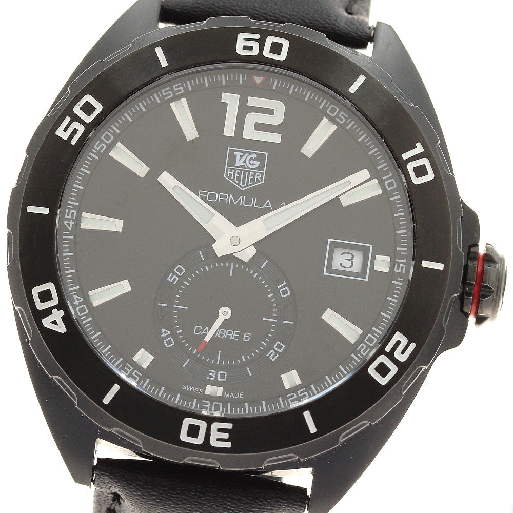 TAG Heuer WAZ2112 Formula 1 Caliber 6 Full Black Automatic Men's Watch - Excellent Condition