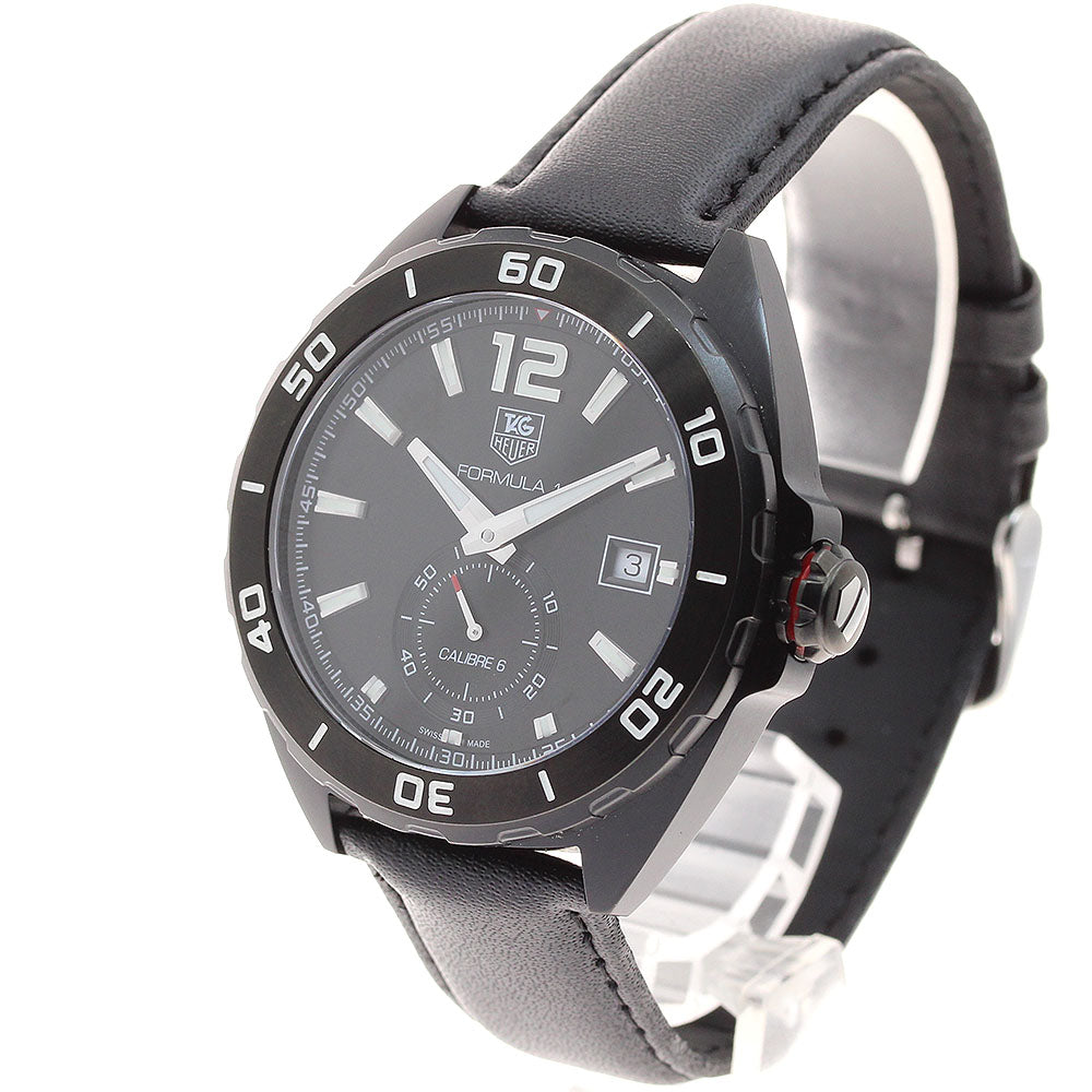 TAG Heuer WAZ2112 Formula 1 Caliber 6 Full Black Automatic Men's Watch - Excellent Condition