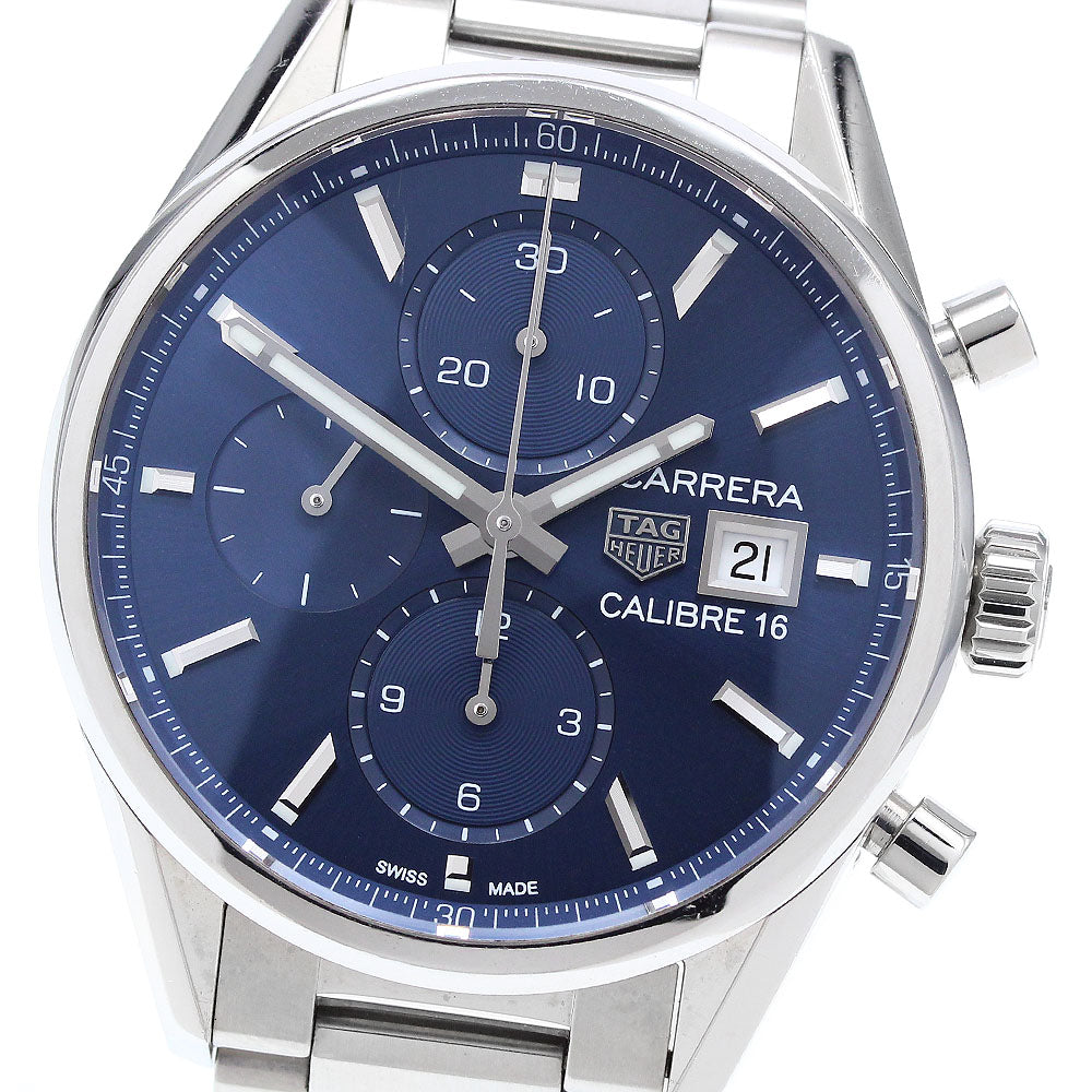 TAG Heuer CBK2112.BA0715 Carrera Calibre 16 Date Chronograph Automatic Men's Watch with Warranty