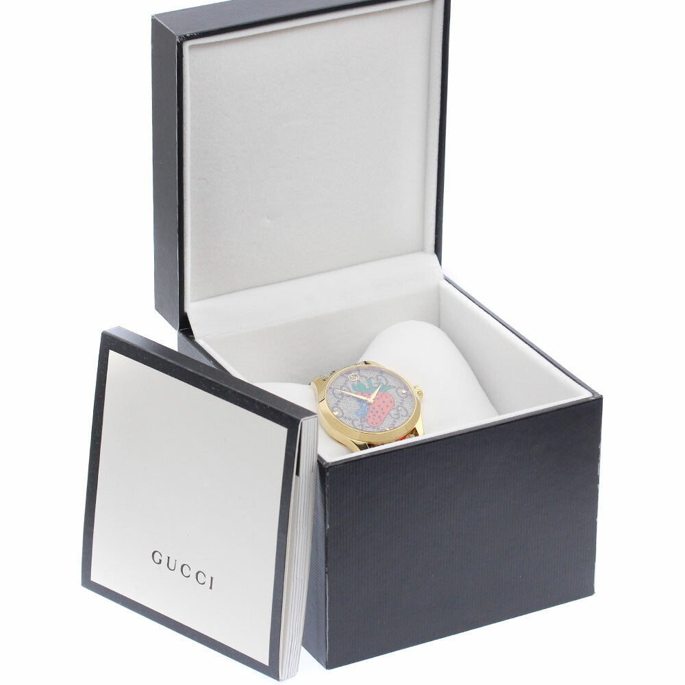 GUCCI 126.4/YA1264133 G-Timeless Quartz Women's Watch with Inner Box and Warranty Card