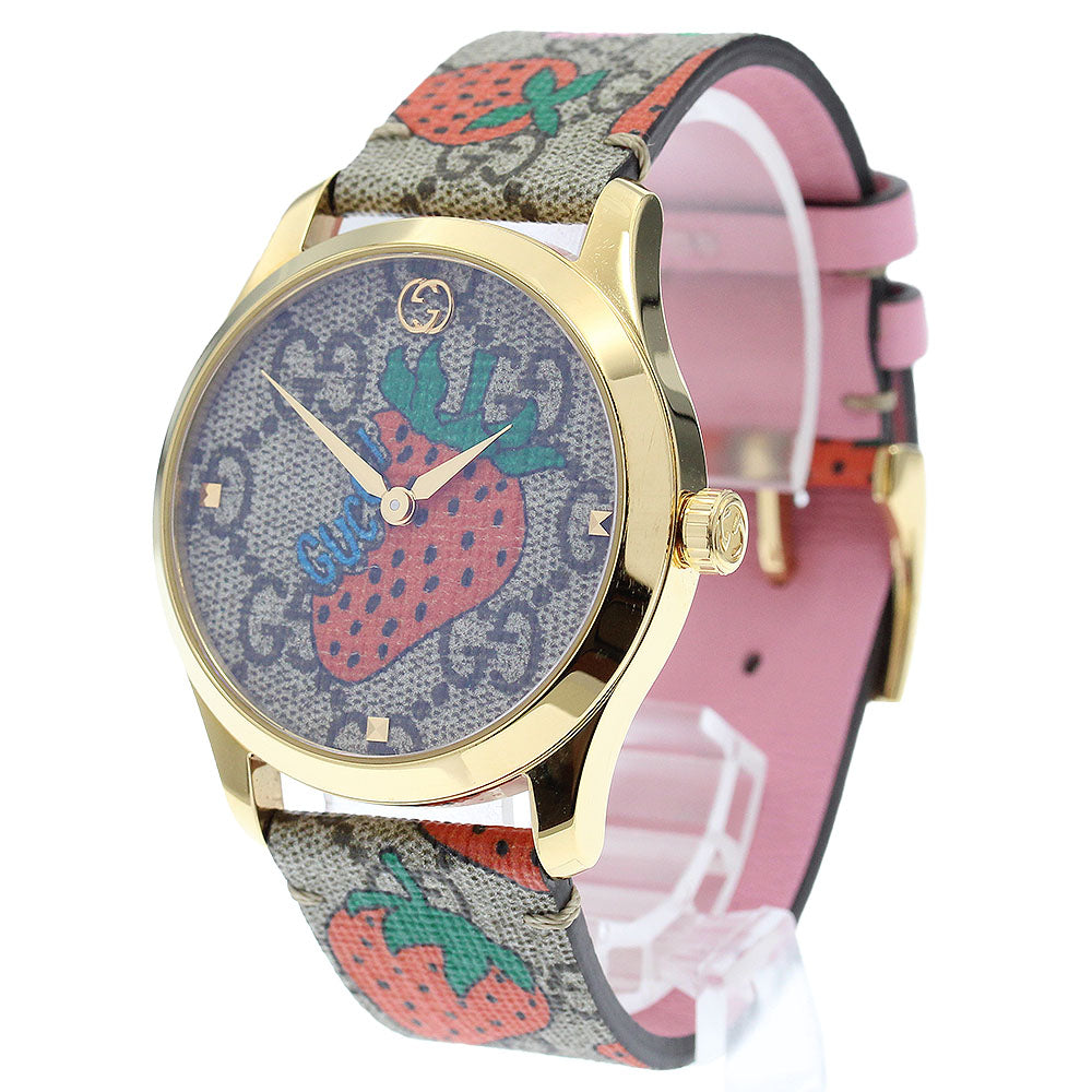 GUCCI 126.4/YA1264133 G-Timeless Quartz Women's Watch with Inner Box and Warranty Card