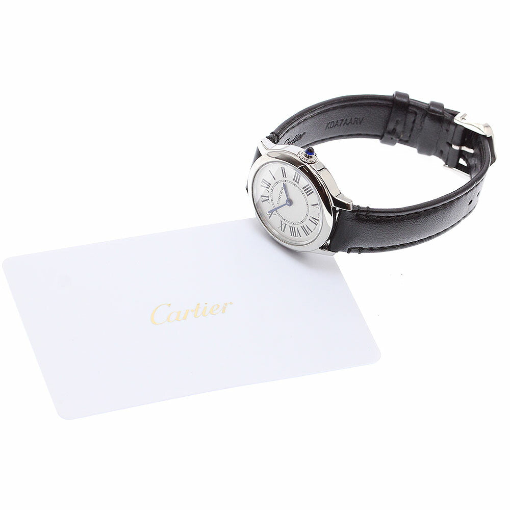 CARTIER WSRN0030 Ronde Must de Quartz Ladies' Watch Excellent Condition with Warranty.