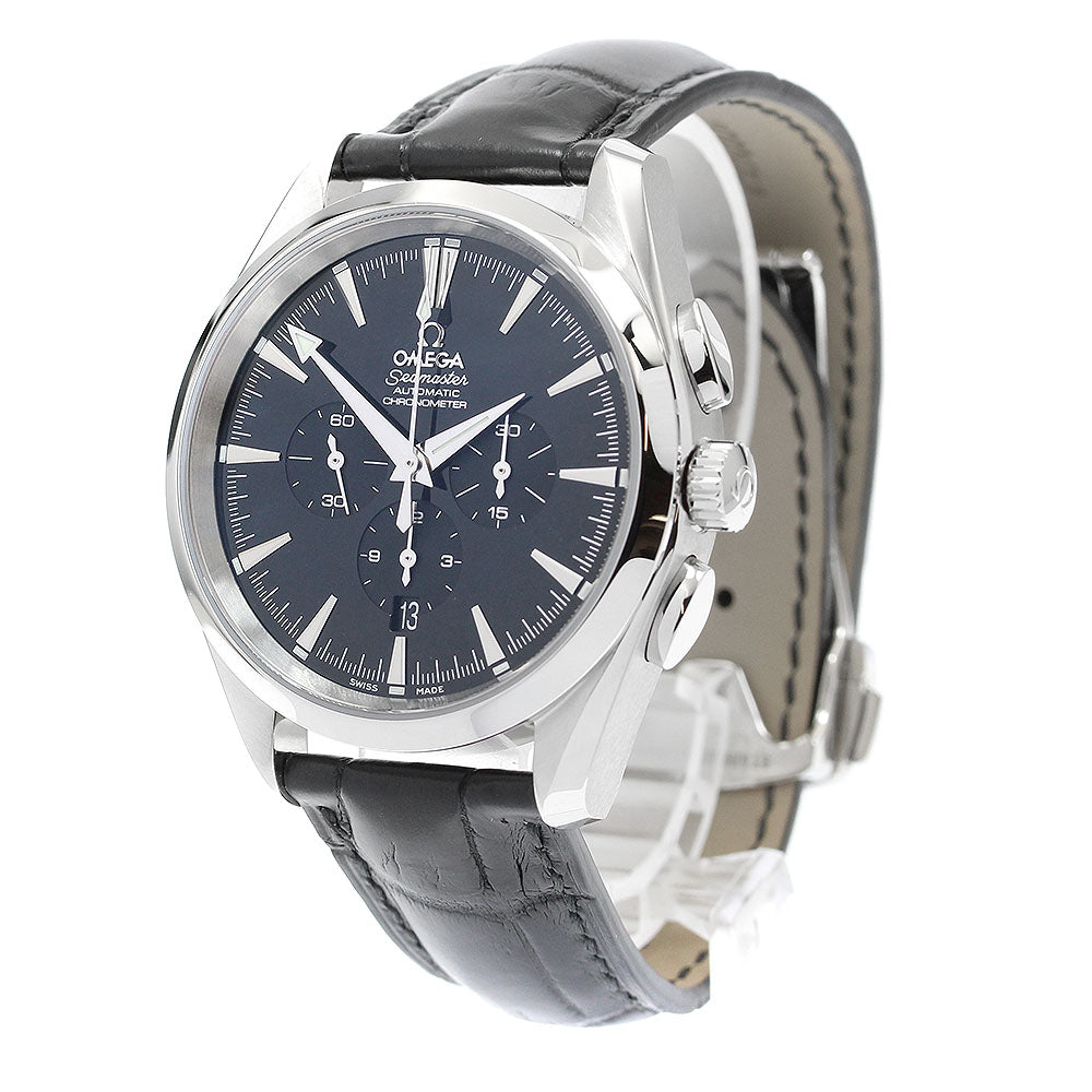 OMEGA 2812.50.31 Seamaster Aqua Terra Date Chronograph Automatic Men's Watch Excellent Condition with Box and Warranty Card