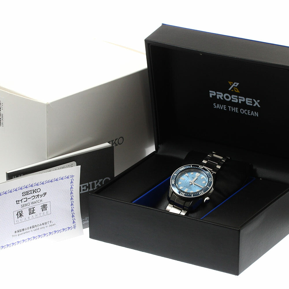 SEIKO SBDC167/6R35-01E0 Prospex Diver Scuba 1968 Save the Ocean Model Automatic Men's Watch with Box and Warranty Card