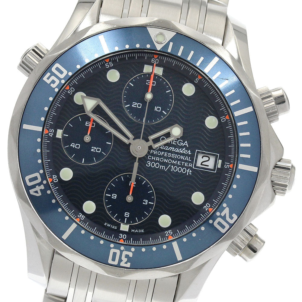 OMEGA 2599.80 Seamaster 300 Date Chronograph Automatic Men's Watch Excellent Condition with Warranty.