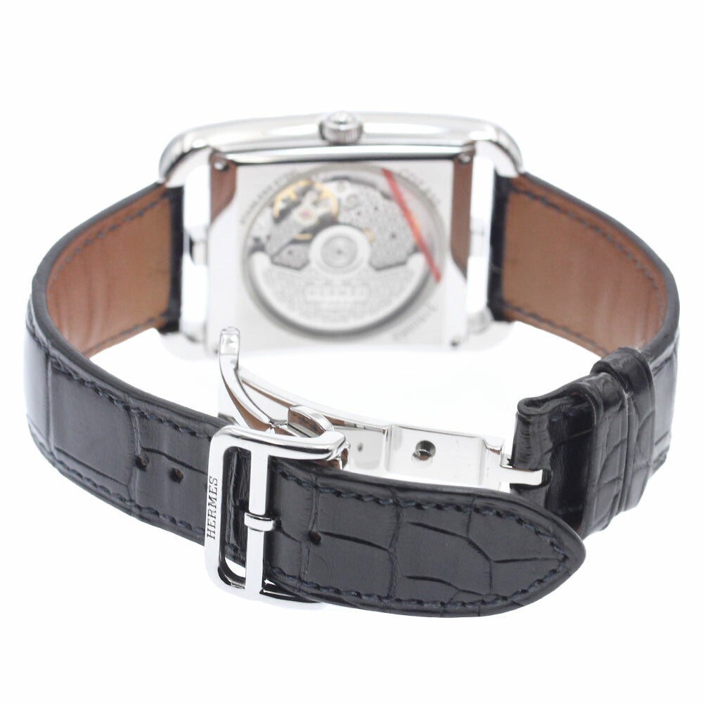 HERMES CD7.810 Cape Cod Date Automatic Men's Watch with Box and Warranty Card