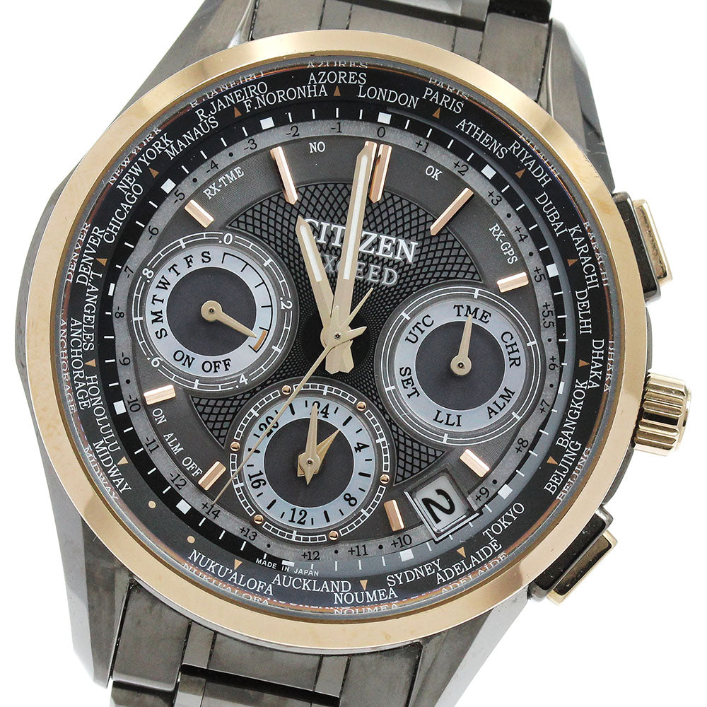 CITIZEN CC9055-50F/F900-T022707 Exceed Eco-Drive Limited Edition (500 pieces) Solar Radio-Controlled Men's Watch with Box and Warranty Card