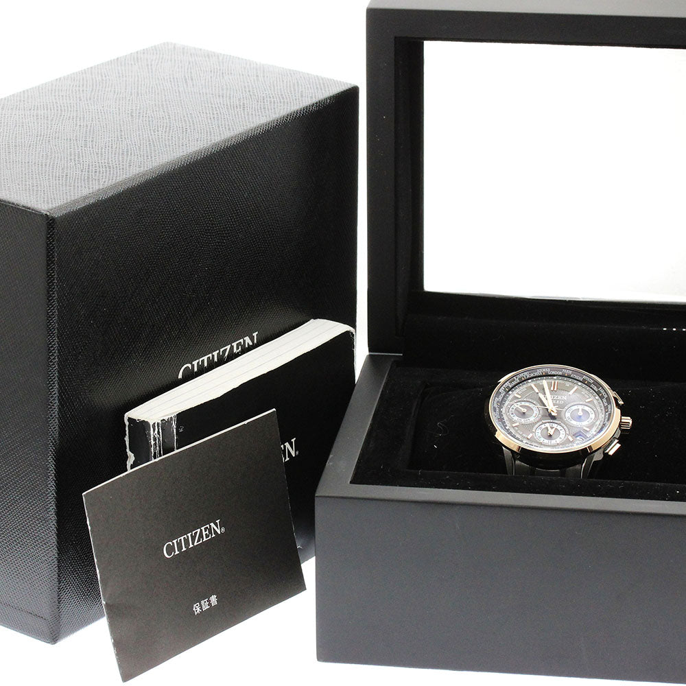 CITIZEN CC9055-50F/F900-T022707 Exceed Eco-Drive Limited Edition (500 pieces) Solar Radio-Controlled Men's Watch with Box and Warranty Card
